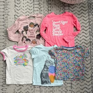 Girls Girly Top Bundle Size 6/7